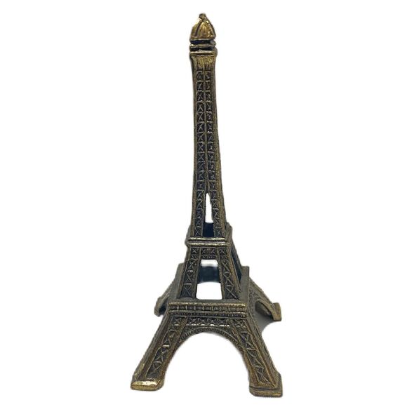 Paris Eiffel Tower Metal Mini Model Classic European Style Home Decor 5 X 2.5 In - Picture 1 of 8